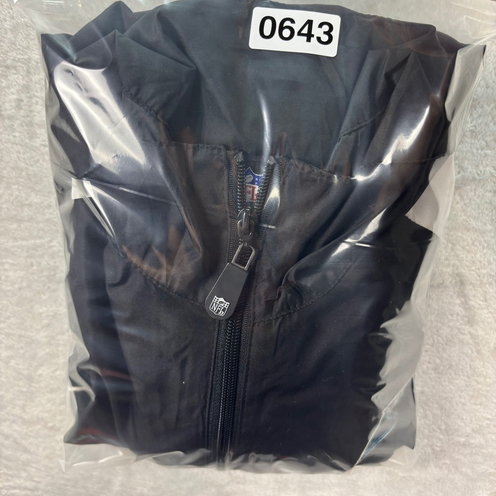 Vtg Reebok Men's Carolina‎ Panthers NFL SI Windbreaker Jacket Black Gray Sz XL - Picture 12 of 12